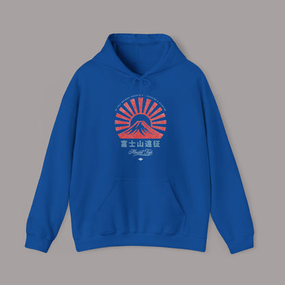 Mt. Fuji Hiking Japanese Vintage Style Hoodie