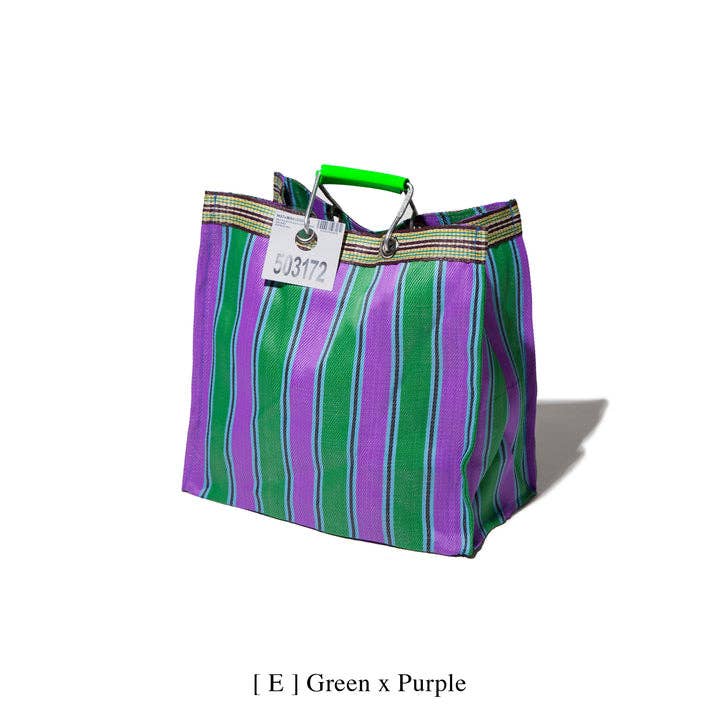 Puebco - RECYCLED PLASTIC STRIPE BAG - Square