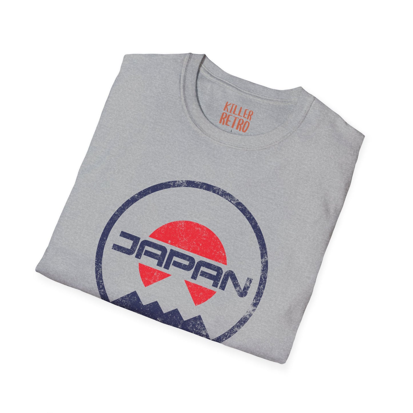 Japan Retro Sun & Mt Fuji Graphic T-Shirt