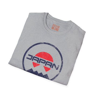 Japan Retro Sun & Mt Fuji Graphic T-Shirt