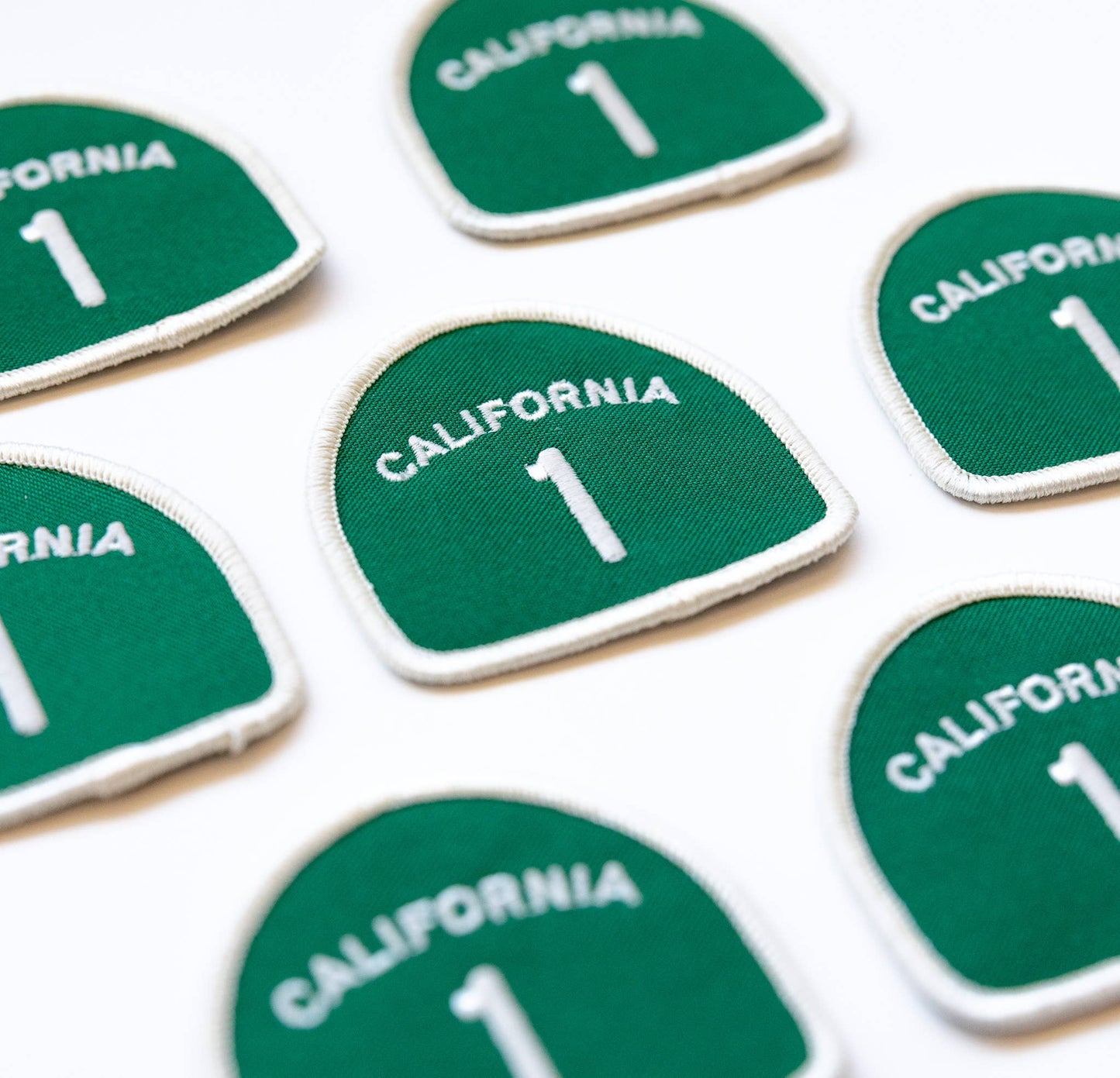 Union Made - Califonria Pacific Coast Highway 1 Embroidered Iron on Patch