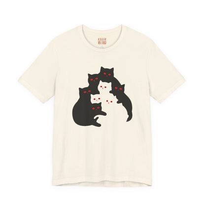 Cute Cat Family Unisex Jersey Tee