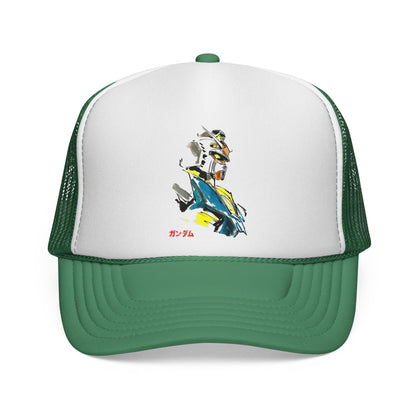 Anime Sketch Trucker Cap - Gundam Design