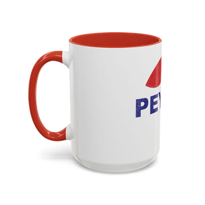Peyote Parody Coffee Mug – Retro Distressed Graphic 11/15oz