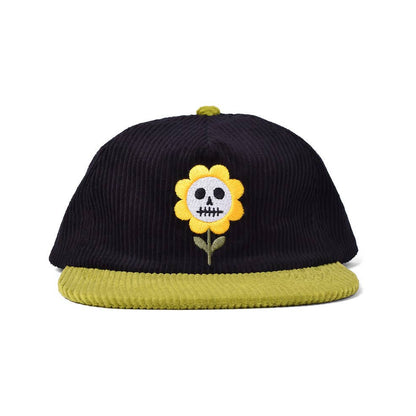 The Park After Dark - Pushing Up Daisies Hat 2 - Corduroy, Flat Brim