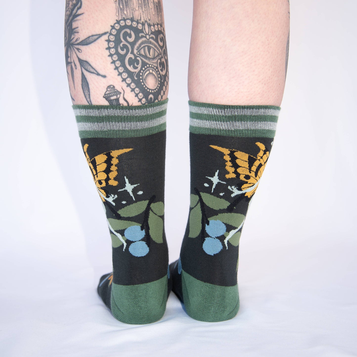 FootClothes LLC - Fanciful Fairies Crew Socks