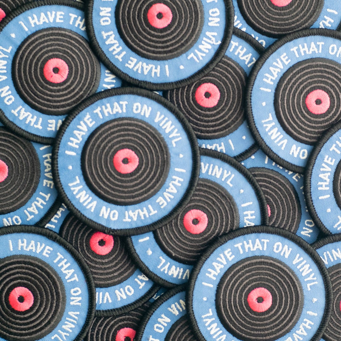 Union Made - I Have That on Vinyl Embroidered Iron-on Patch