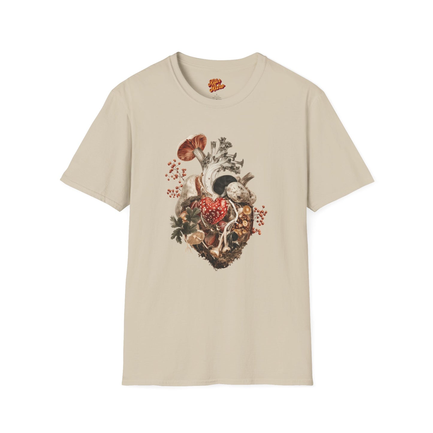 Pastoral Heart Retro Graphic T-Shirt - On Sale Now