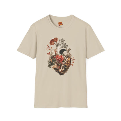 Pastoral Heart Retro Graphic T-Shirt - On Sale Now