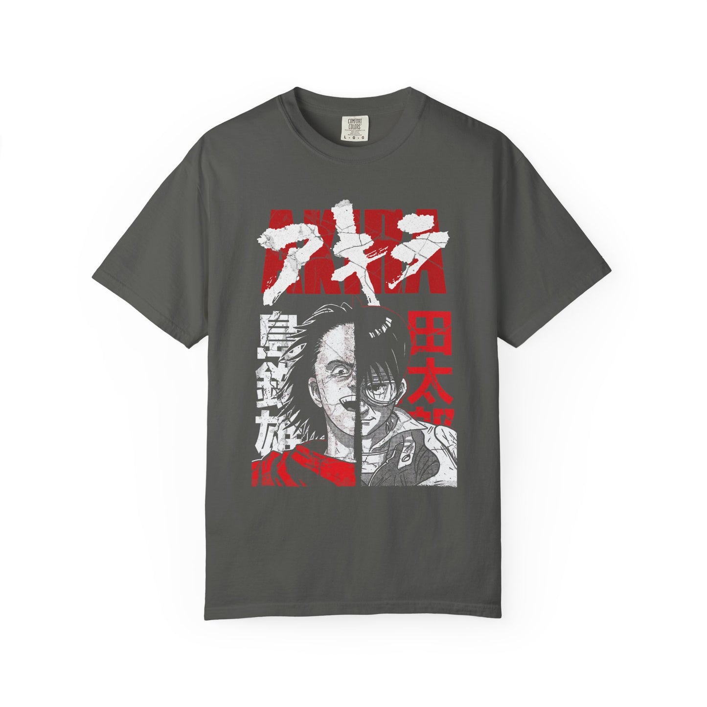 Unique Akira "Tetsuo vs Kaneda" Vintage Anime T-shirt.