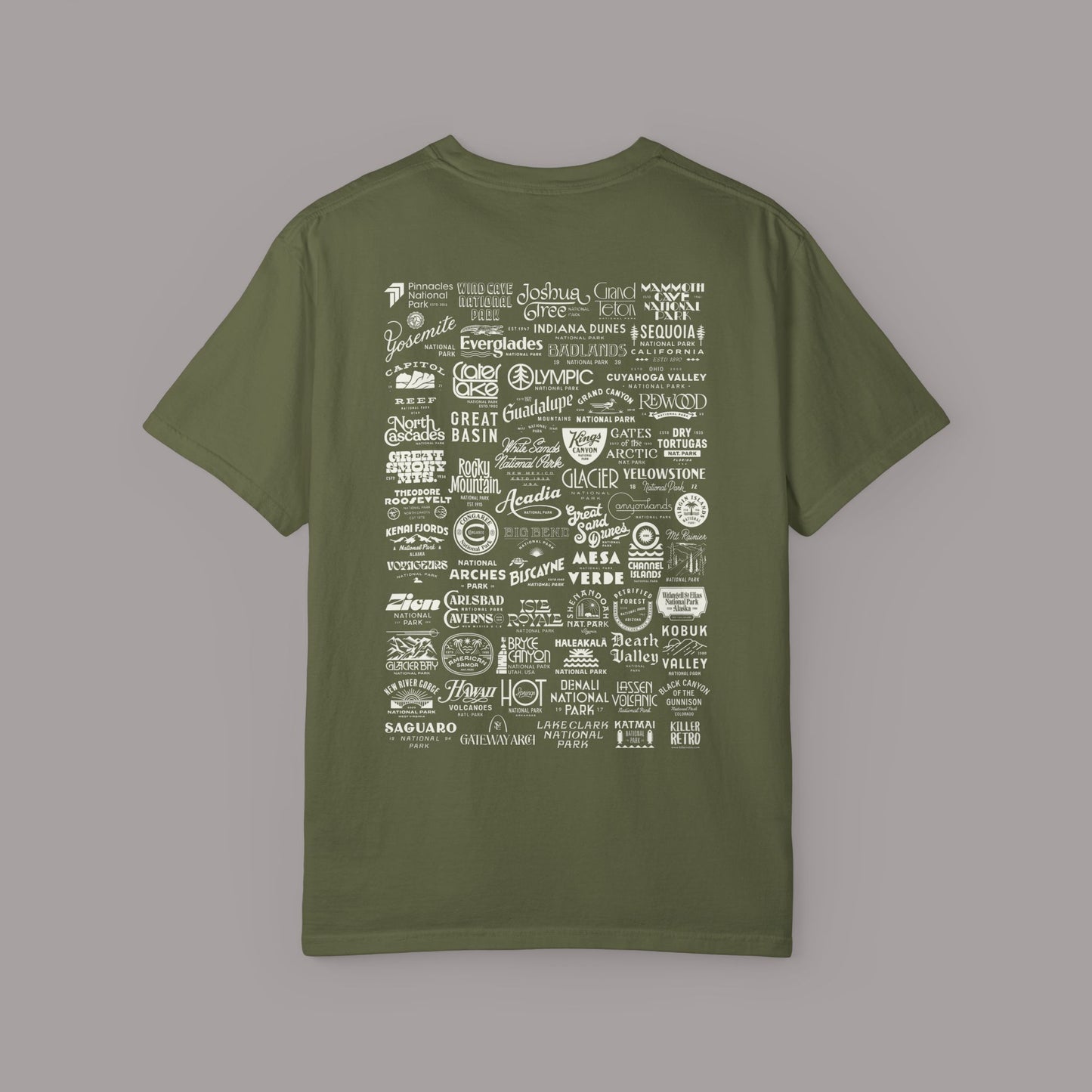 Vintage National Park Logo T-Shirt - Classic Outdoor Adventure Tee
