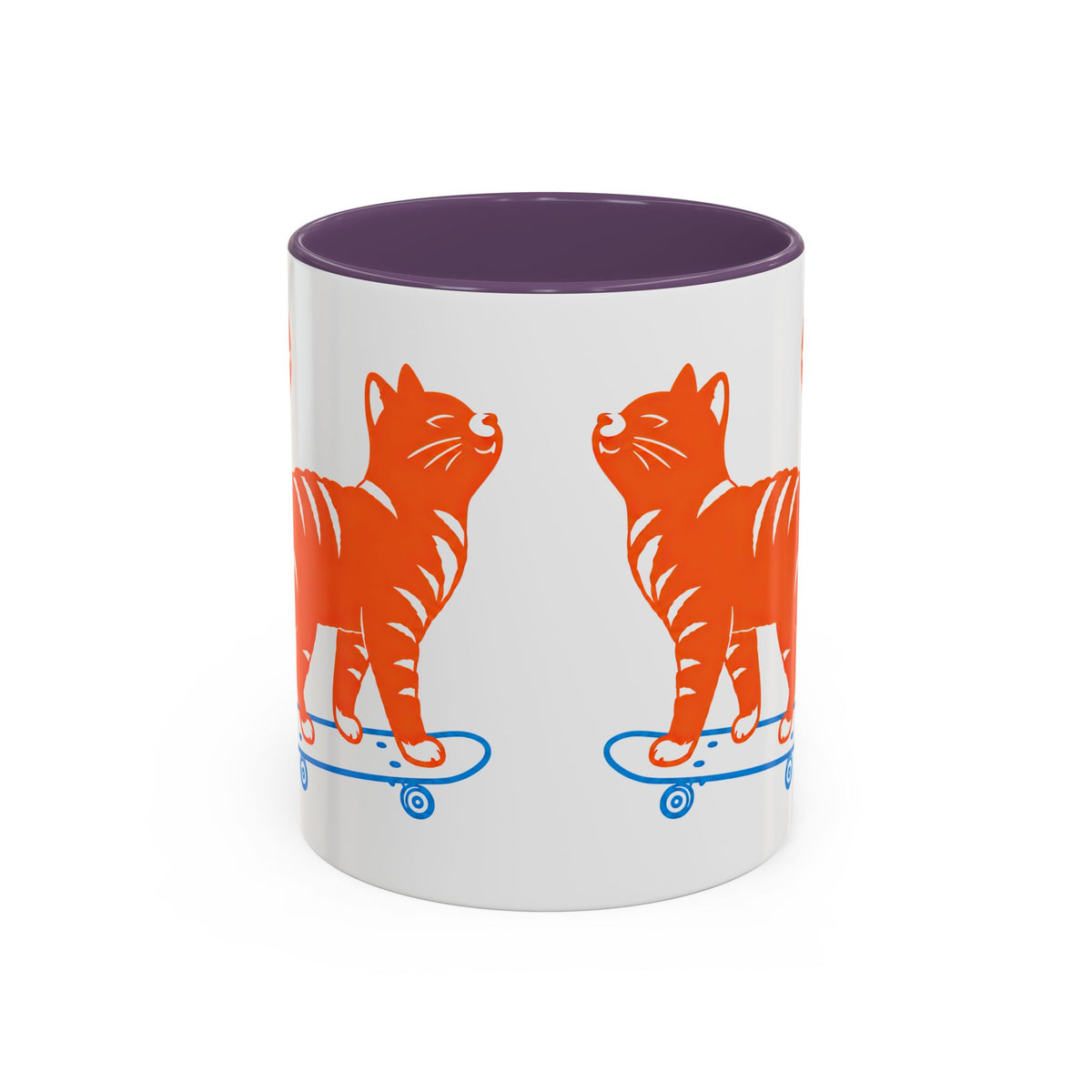 Skateboarding Cat Coffee Mug