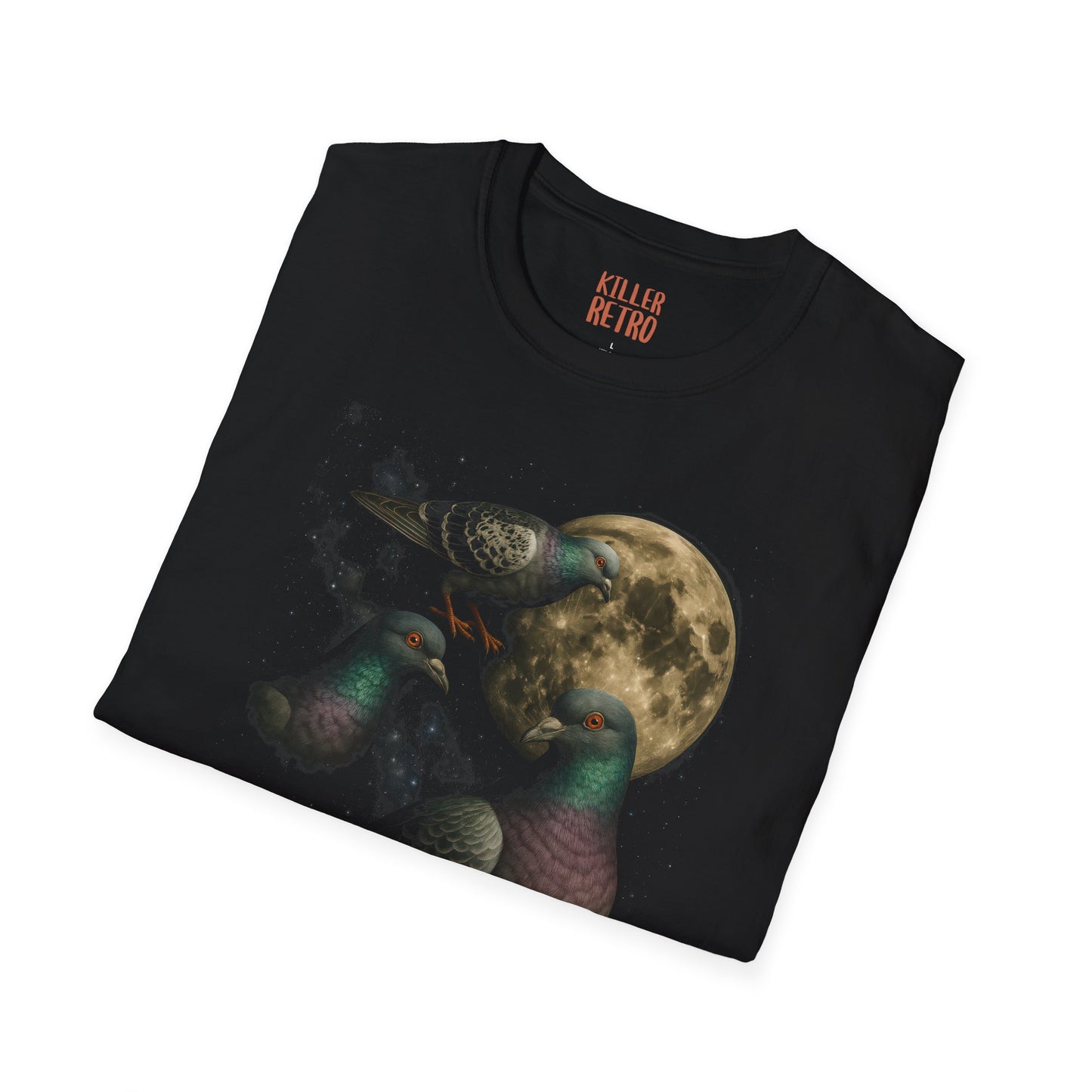 Cosmic Pigeons 90's Style Retro T-shirt