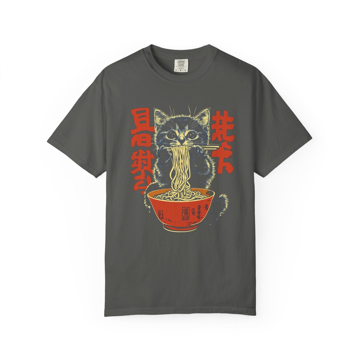 Cute Cat Noodle T-Shirt | Fun Graphic Tee for Cat Lovers
