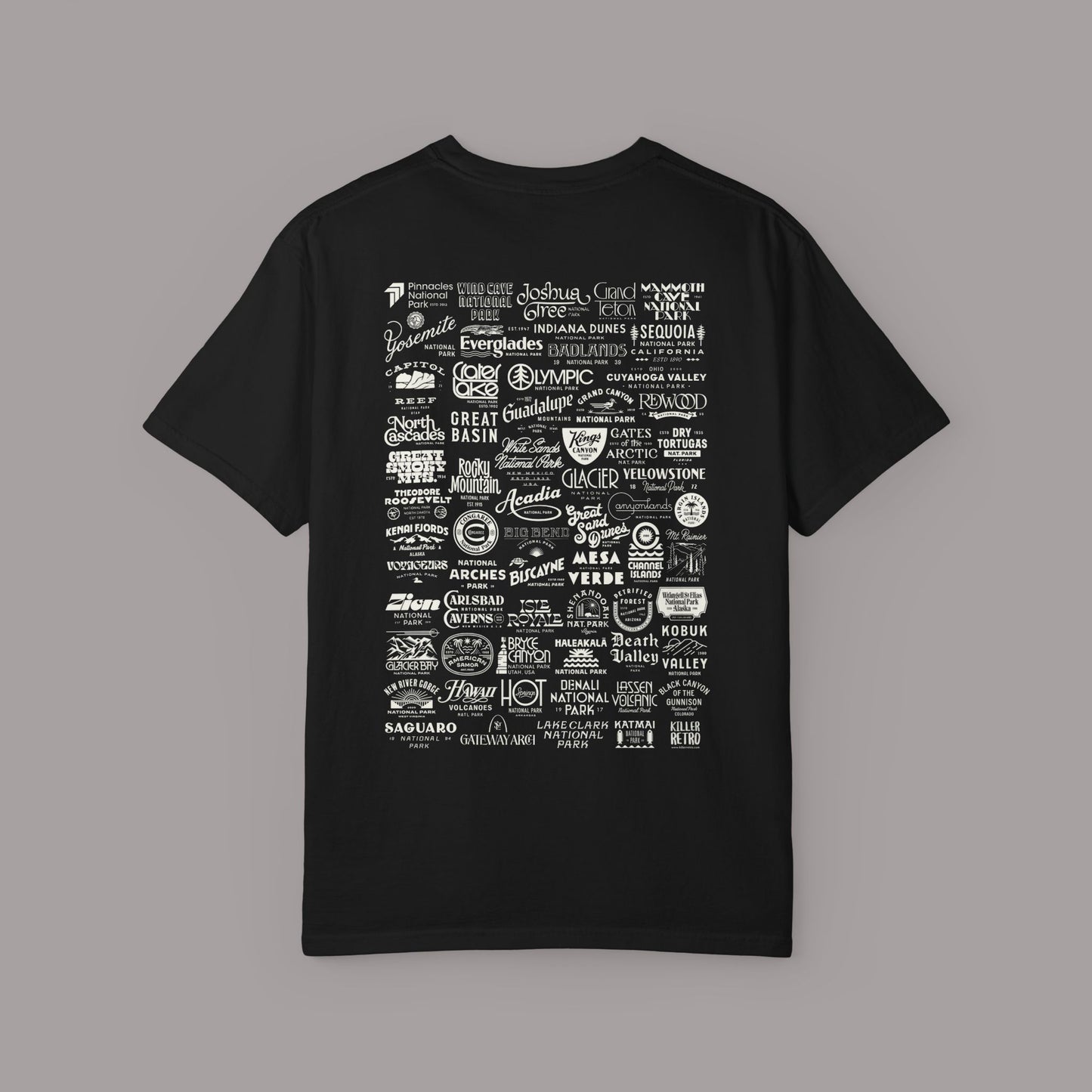 Vintage National Park Logo T-Shirt - Classic Outdoor Adventure Tee