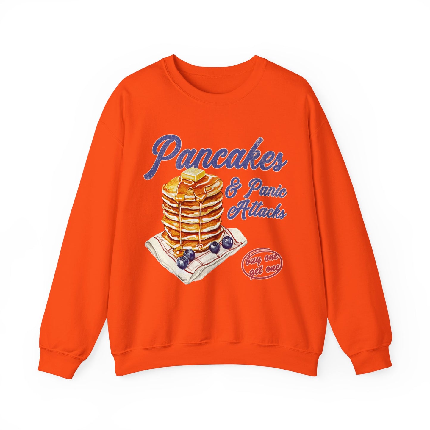 Retro Pancakes & Panic Attacks Sweatshirt