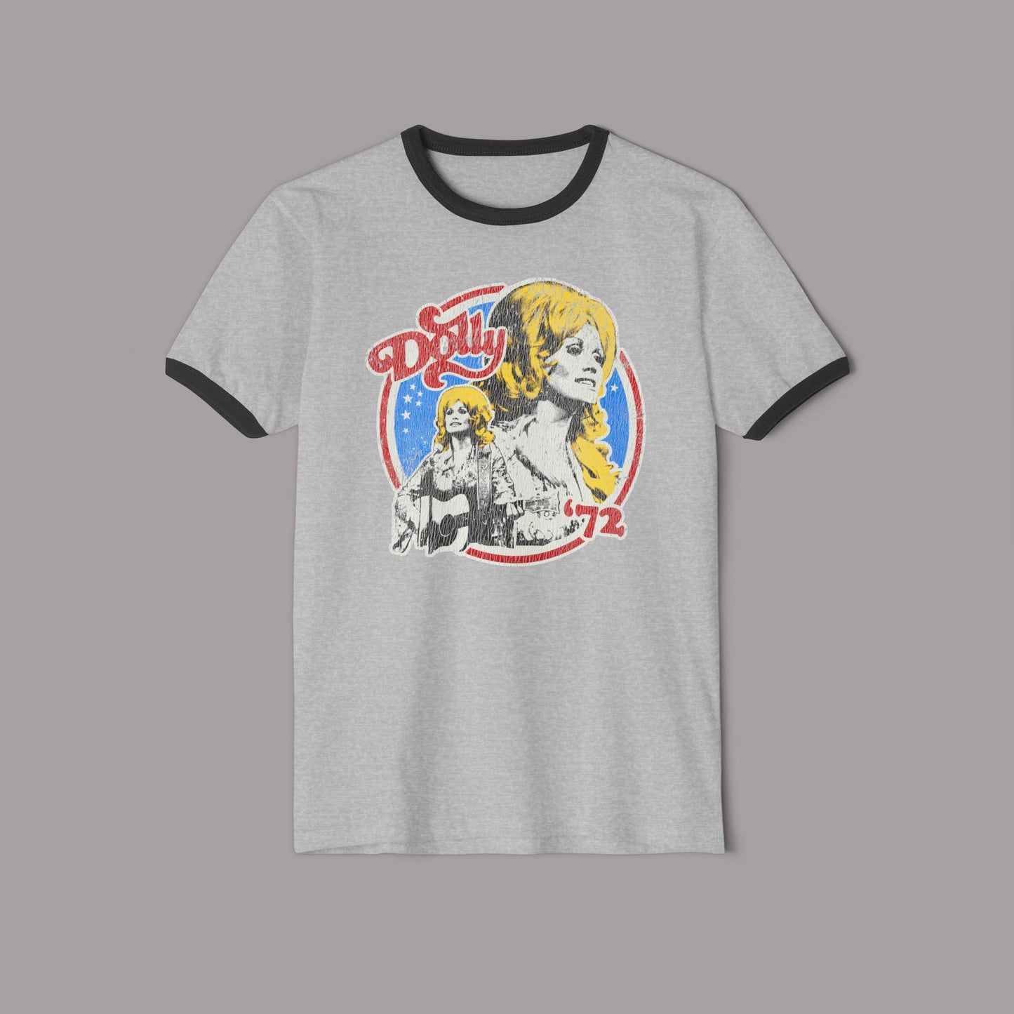 Dolly 1972 Retro Ringer Tee