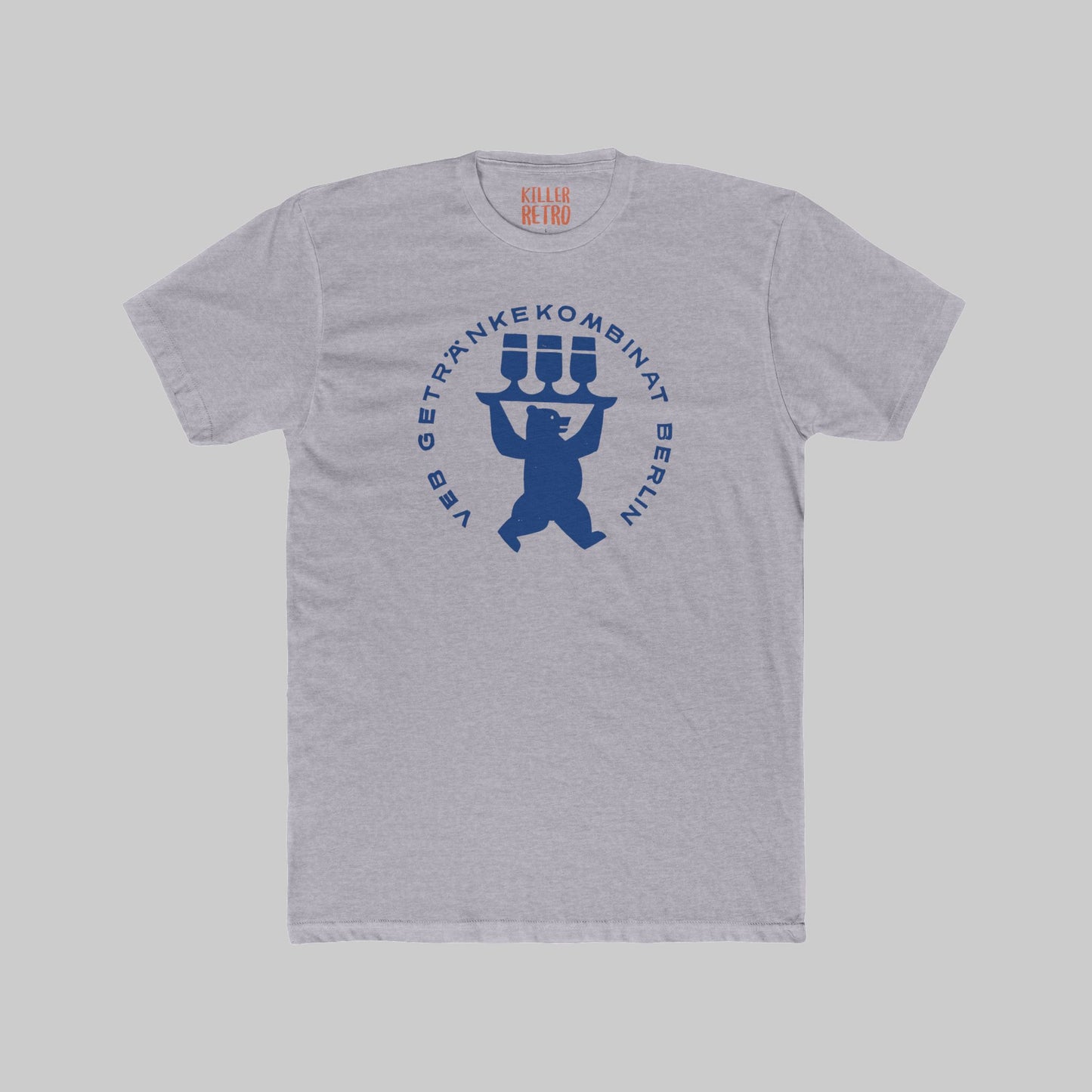 Retro Beer Bear Bierträger Berlin T‑Shirt — Getränkekombinat Logo Tee