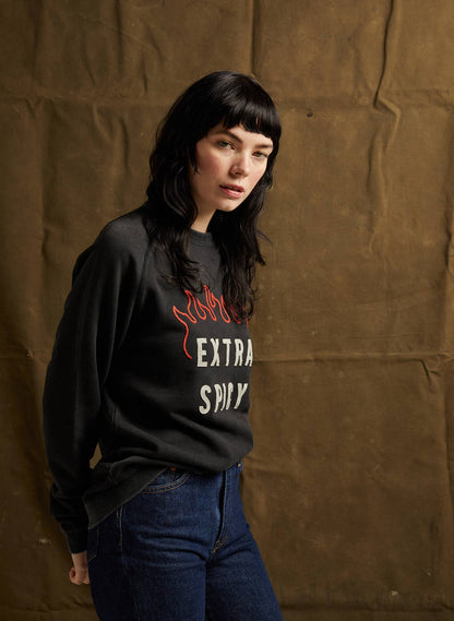 Pyknic - Extra Spicy Chainstitch & Felt Crewneck Sweatshirt