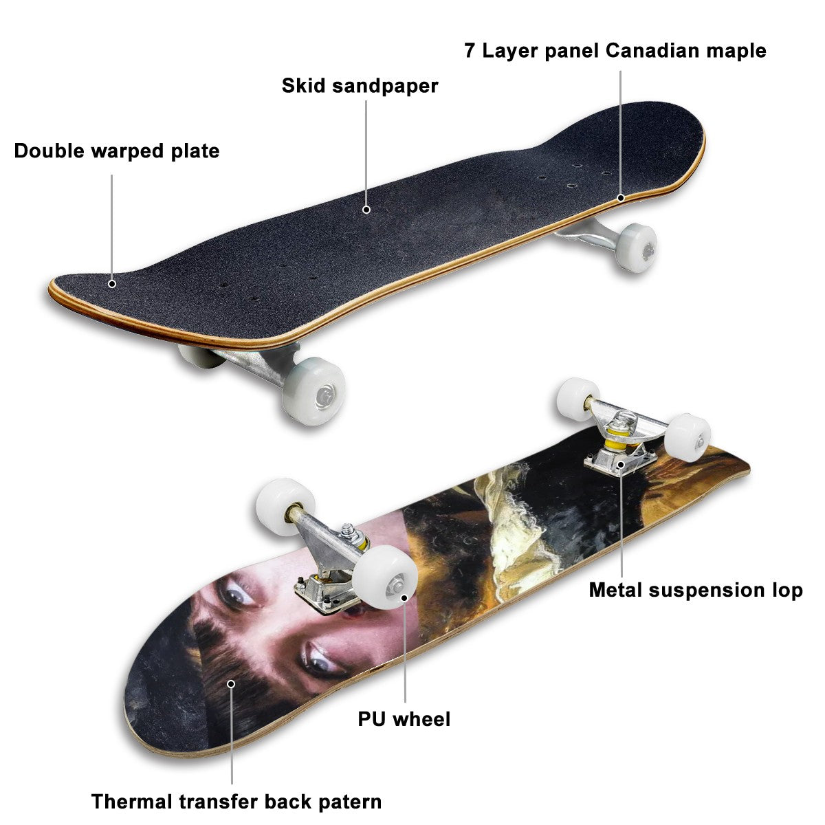 Pulp Fiction Renaissance Complete Skateboard (Made in USA)
