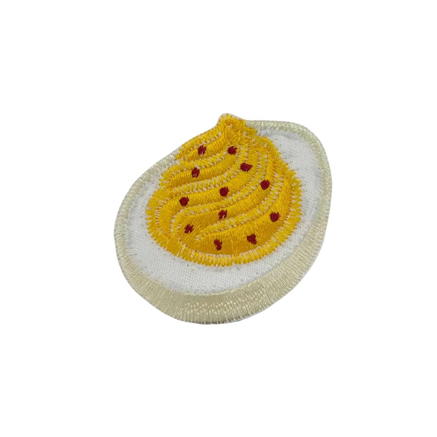 Wholesale Applique - Deviled Egg, Snack Food, Thanksgiving, Iron on Patch