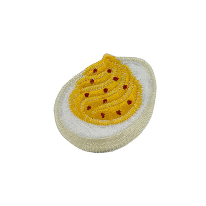 Wholesale Applique - Deviled Egg, Snack Food, Thanksgiving, Iron on Patch
