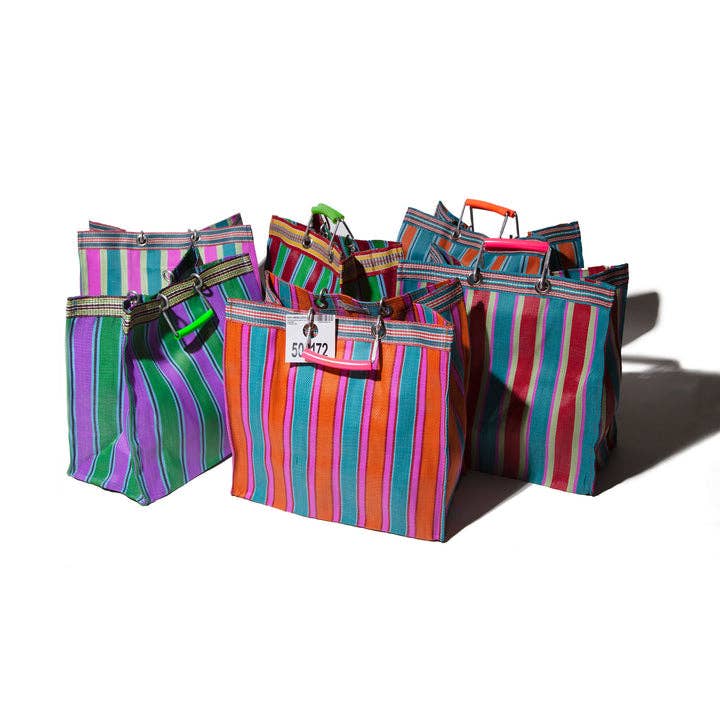 Puebco - RECYCLED PLASTIC STRIPE BAG - Square