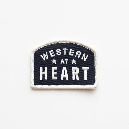 Union Made - Western at Heart Embroidered Iron on Patch