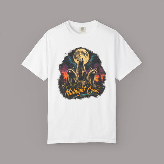Retro Midnight Crew Raccoon T-shirt