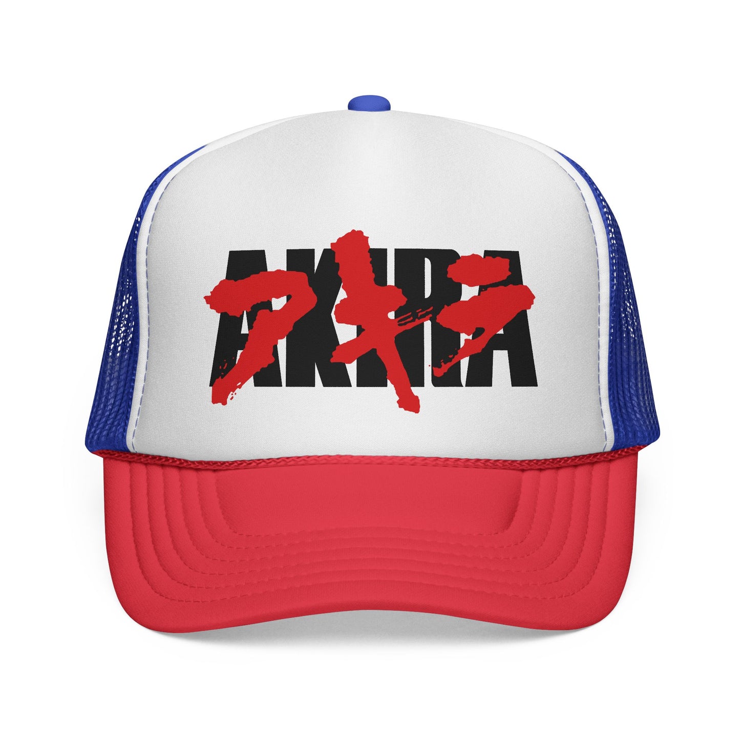Vintage-Inspired Akira Manga Anime Trucker Cap - Retro Street Style Hat