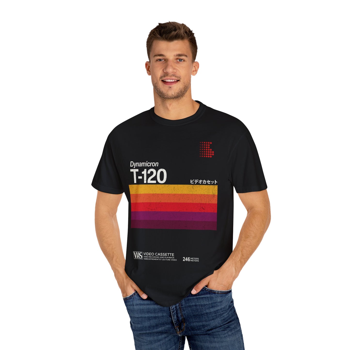 VHS  T-120 Vintage Video Tape Retro Graphic Tee.