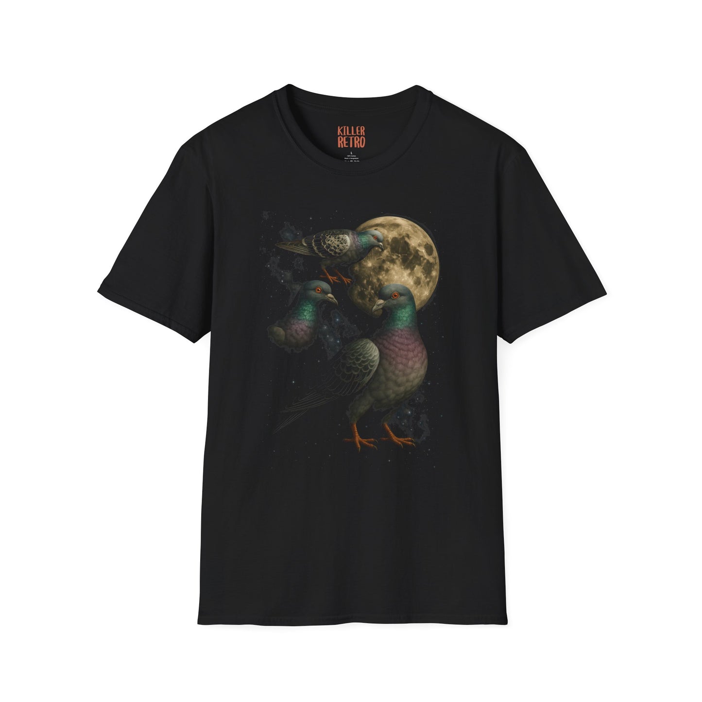Cosmic Pigeons 90's Style Retro T-shirt
