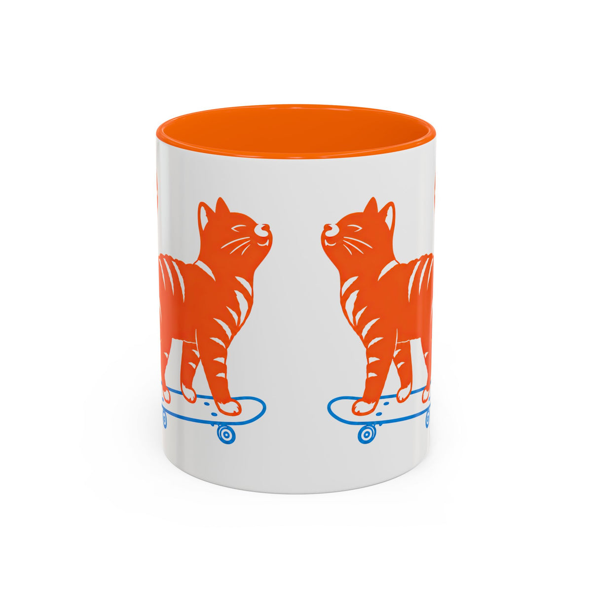 Skateboarding Cat Coffee Mug