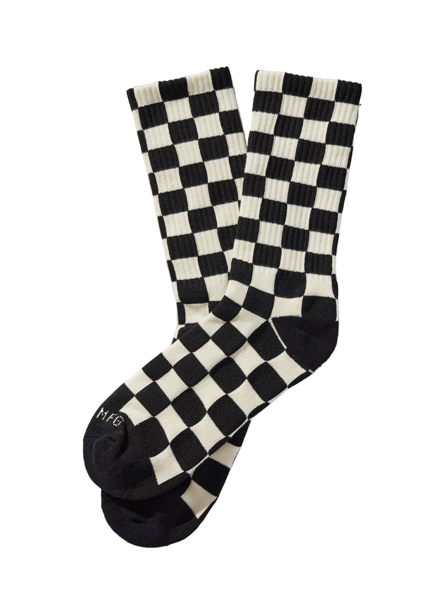 Checkerboard Crew Socks