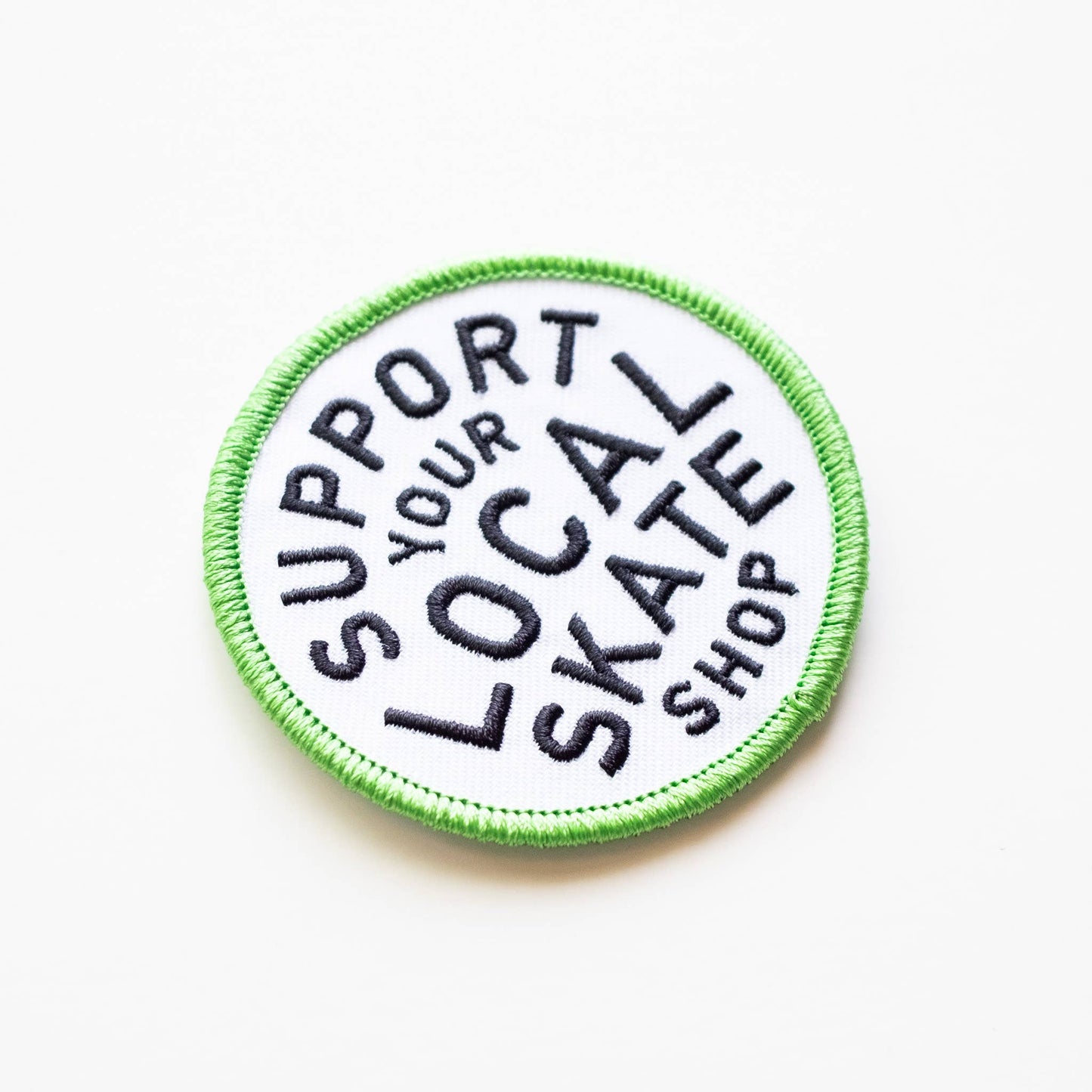 Union Made - Support Your Local Skate Shop Iron on Patch