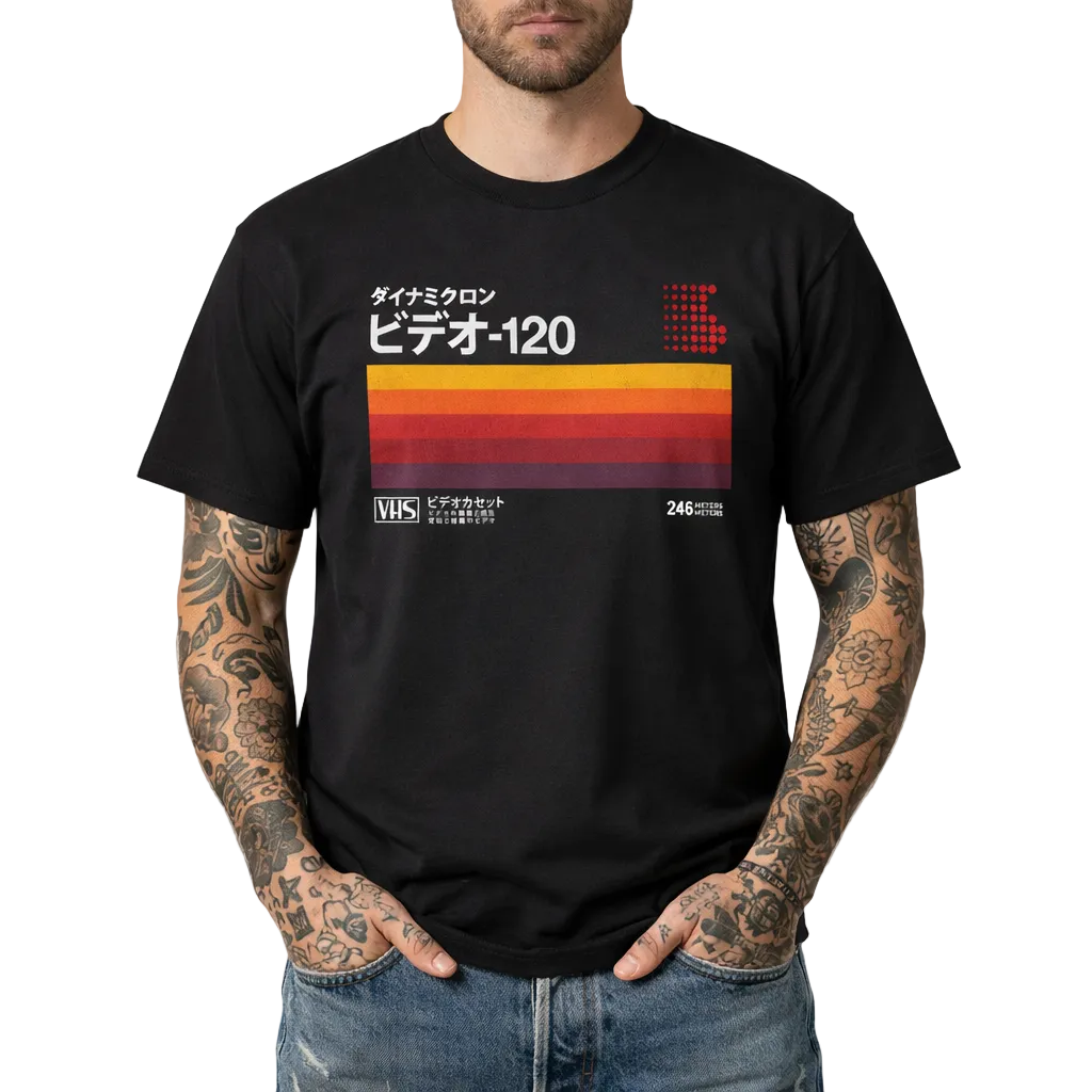 Retro VHS Japanese Graphic T-Shirt
