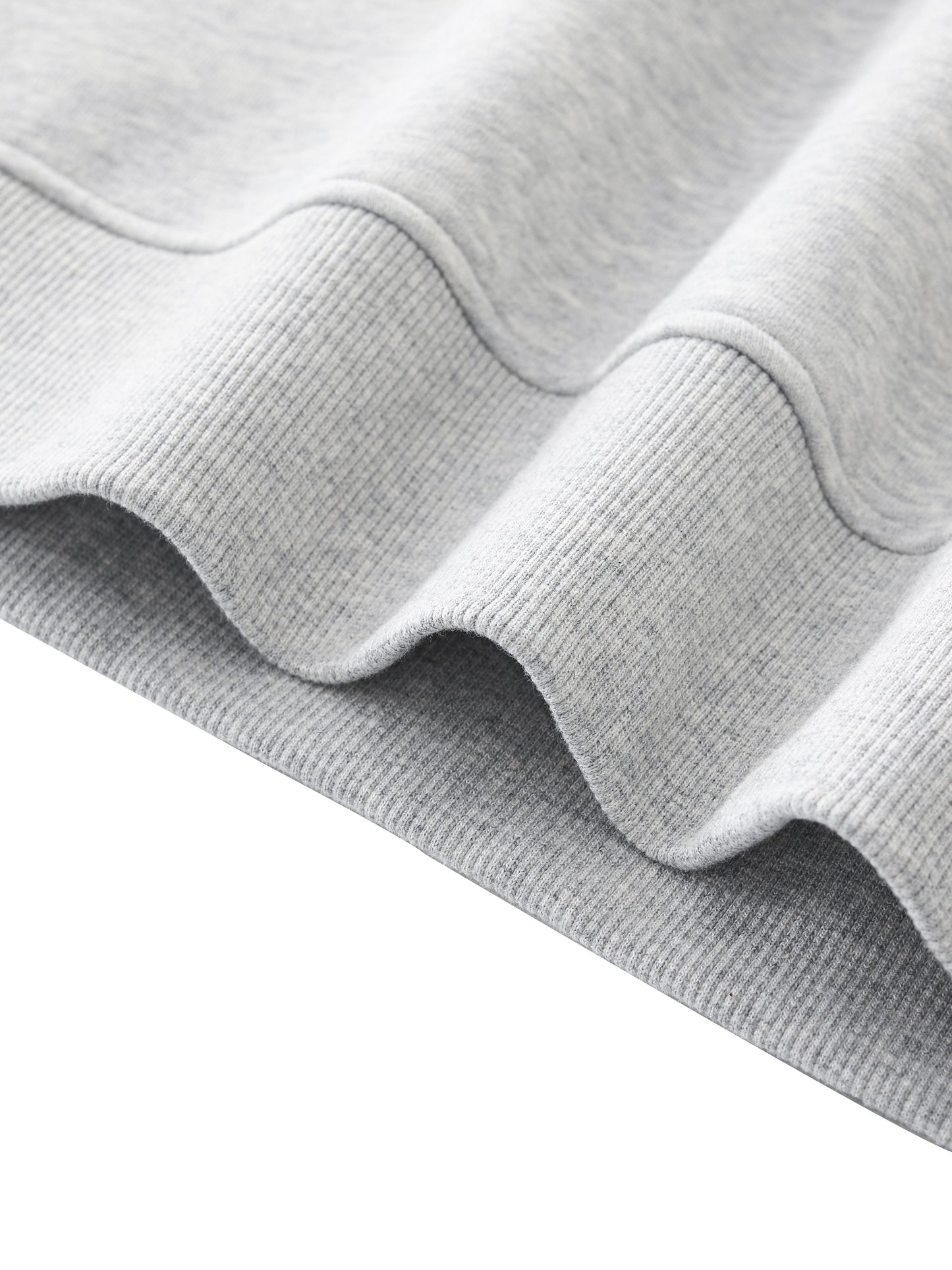 Essential Mock-Neck Crew Fleece Sweatshirt for Women