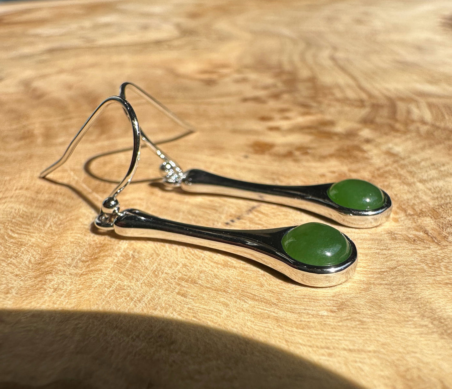 Silver Drop Earrings, 4874