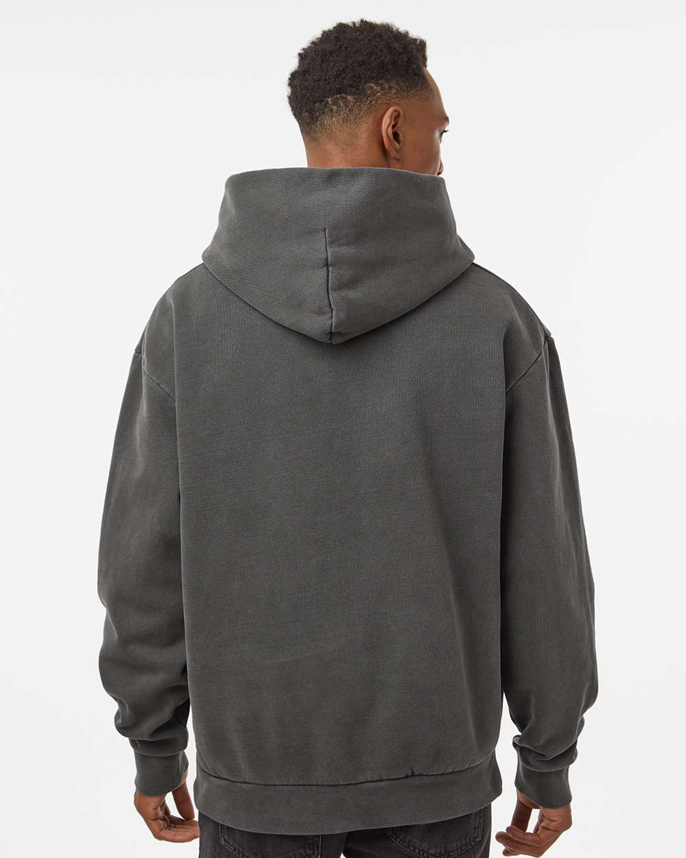 Washed Pigment Black Heavy Weight Hoodie
