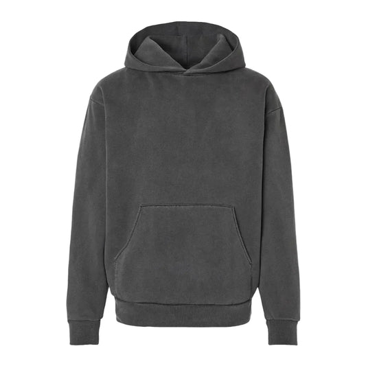 Washed Pigment Black Heavy Weight Hoodie
