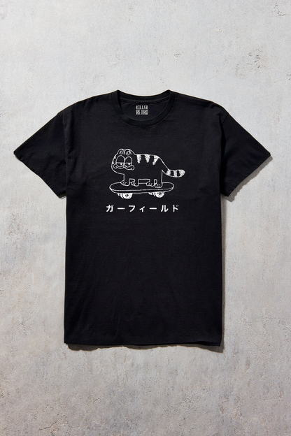 Vintage Garf Cat Japanese Retro Graphic Tee.