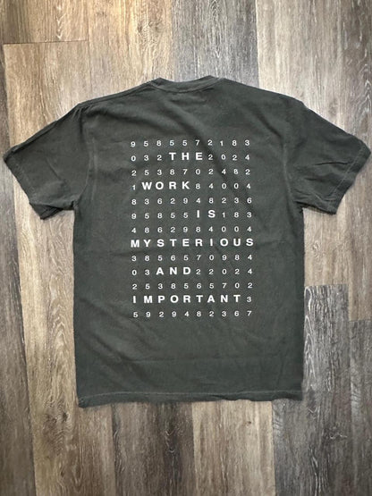 Severance Numbers Are Mysterious T-shirt. Size M