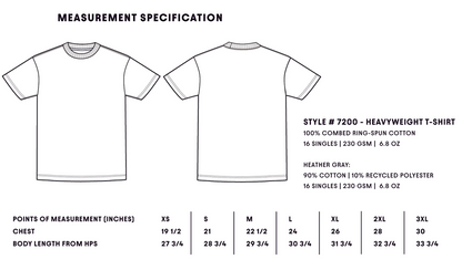 Contemporary Design Oversized Heavy Weight Graphic Tee