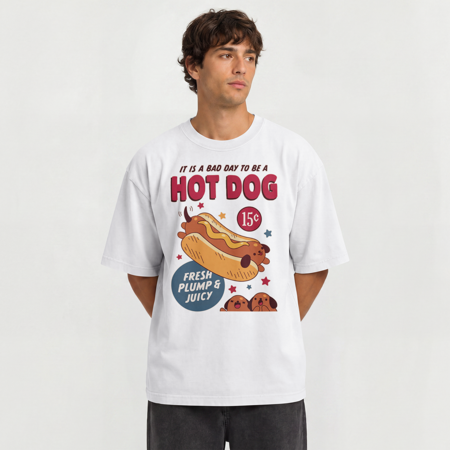 Retro Hot Dog Vintage Tee