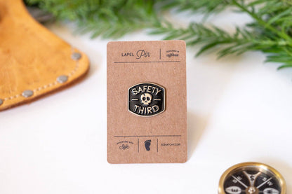 Squatchy - Safety 3rd Skull Enamel Pin