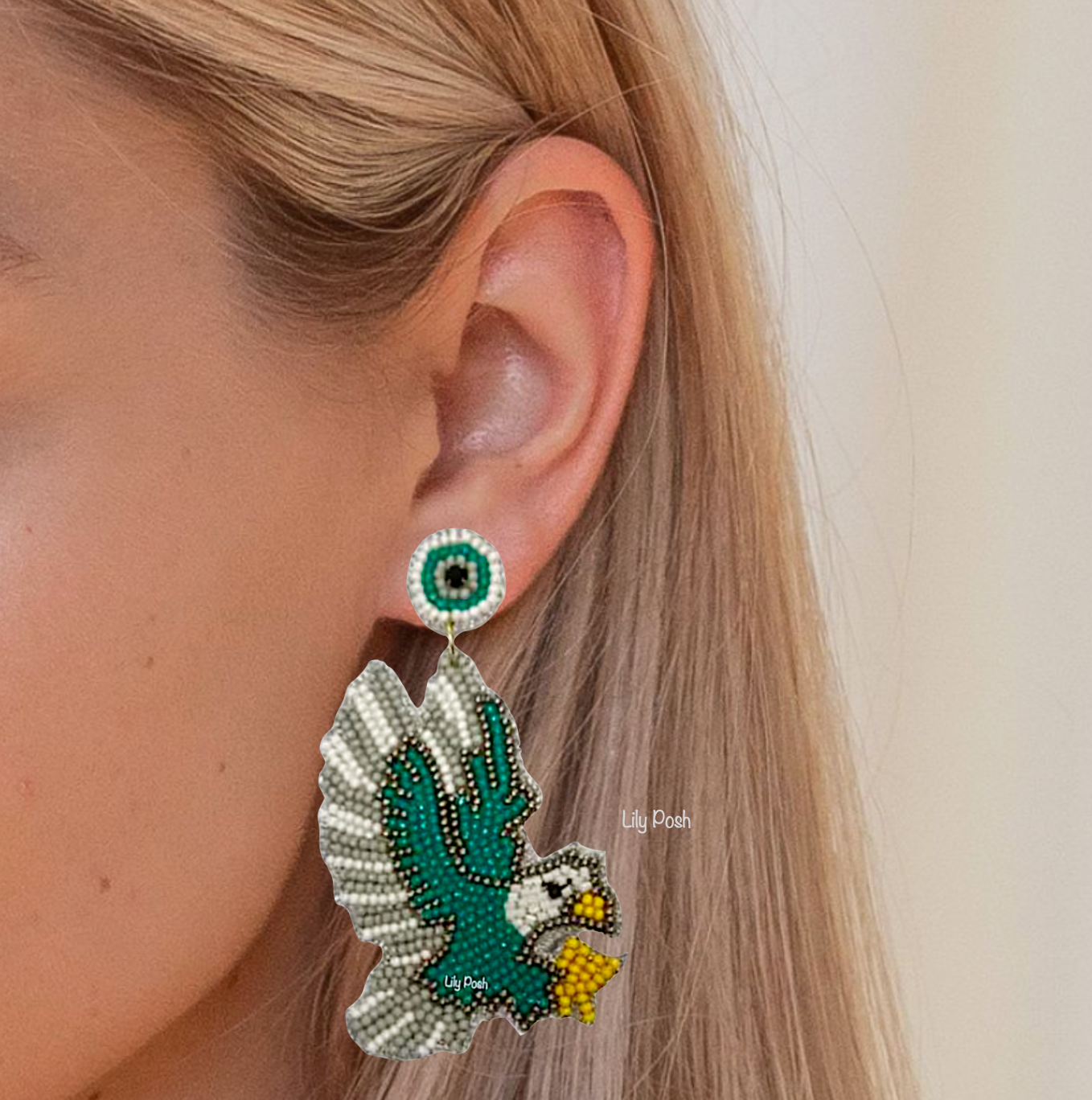 Lily Posh - Philadelphia Eagles Football Game Day Earring 