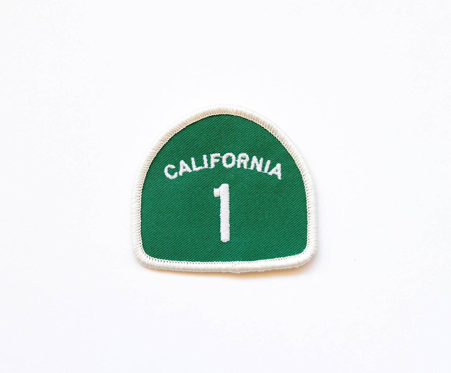 Union Made - Califonria Pacific Coast Highway 1 Embroidered Iron on Patch
