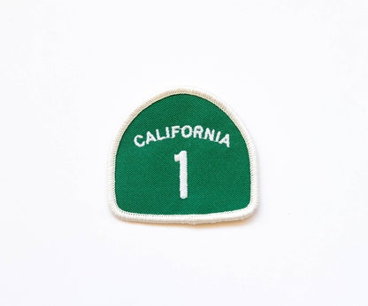 Union Made - Califonria Pacific Coast Highway 1 Embroidered Iron on Patch