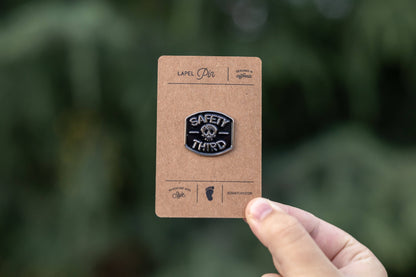 Squatchy - Safety 3rd Skull Enamel Pin