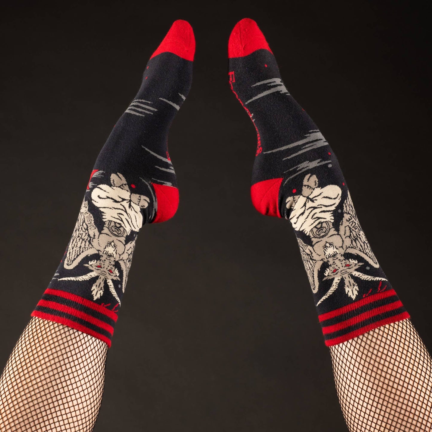 FootClothes LLC - Evil AF Baphomet Socks